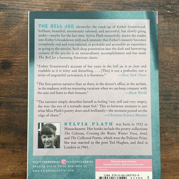 “The Bell Jar” by Sylvia Plath - Picture 2 of 2